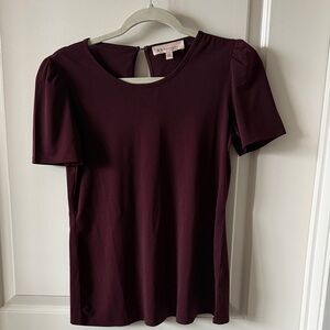 Philosophy Rich Burgundy Short Sleeve Tee